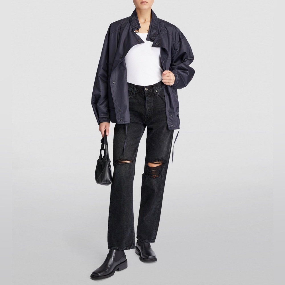 NWT Agolde Lana Mid Rise Vintage Straight Jean I’m 100% Organic Cotton